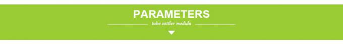 80mm, die sechseckige Bienenwabe Lamellen-Klärmittel Rohrsiedler/pp. bedecken, neigten den 1m*1m Rohrsiedler, der für Abwasser verpackt, reinigen
