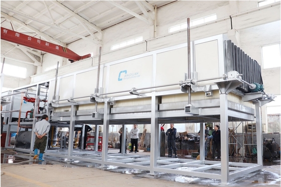 Eis-Maschine des Block-5T, die für indutstrial Art der Kühlschrankeisblock-Maschineninnenkühlung macht