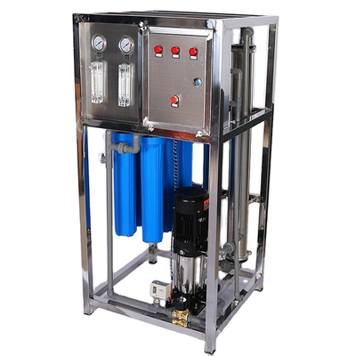 Edelstahl-Umkehr-Osmose-System 500LPH für Wasserbehandlung