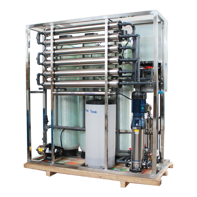Umkehr-Osmose-System RO-2000L/Hr entfernte 97% Salz, das für reines Wasser bakteriell ist