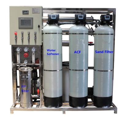 System der Umkehr-Osmose-1000L/H entfernen Führung und Kalzium Salz-Mangan-Eisen Flouride