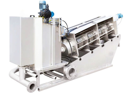 Presse-Maschinen-Schlamm-Entwässerungseinheit 316L DAF Sludge Dewatering Machine Screw
