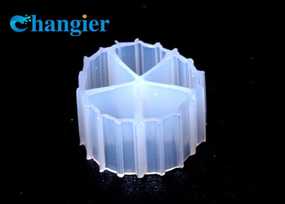 Wasser-Filtermaterial der Aquakultur-K2 weißes der Farbe10*7mm MBBR